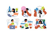 Marketing & targeting concept set, a Work Illustration by Good Studio (Thumbnail 3 of 4)