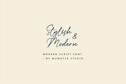 Bright Script, a Handwritten Font by Muwatta Studio (Thumbnail 5 of 10)
