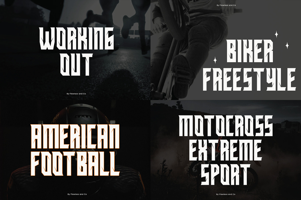 Sports Font Bundle 2, a Sans Serif Font by Flawless And Co (Photo 11 of 12)