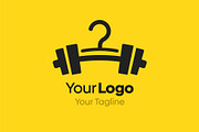 Fitness Laundry Logo Template, a Branding & Logo Template by Grapixy (Thumbnail 2 of 3)
