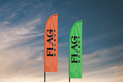Flag Mockup, a Product Mockup by mockupbuys (Thumbnail 3 of 5)