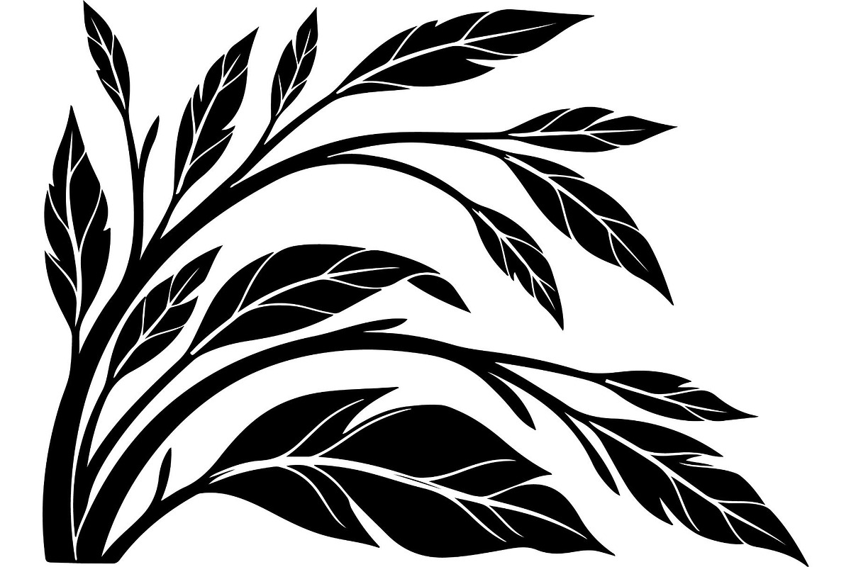 Elegant Botanical Corner, an Object Graphic by Designer_Momina (Photo 7 of 11)