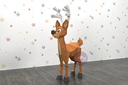 DIY Christmas Deer PDF template, a Templates & Theme by PolyFish (Thumbnail 2 of 6)