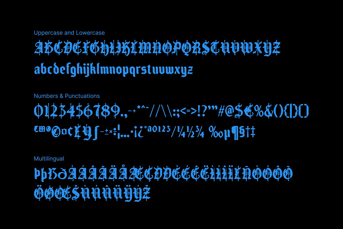 CS Saunter Drawn, a Blackletter Font by Craft Supply Co. (Photo 8 of 8)