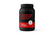 Protein Jar Bottle Mockup, a Cups & Container Mockup by Ram Studio (Thumbnail 2 of 17)