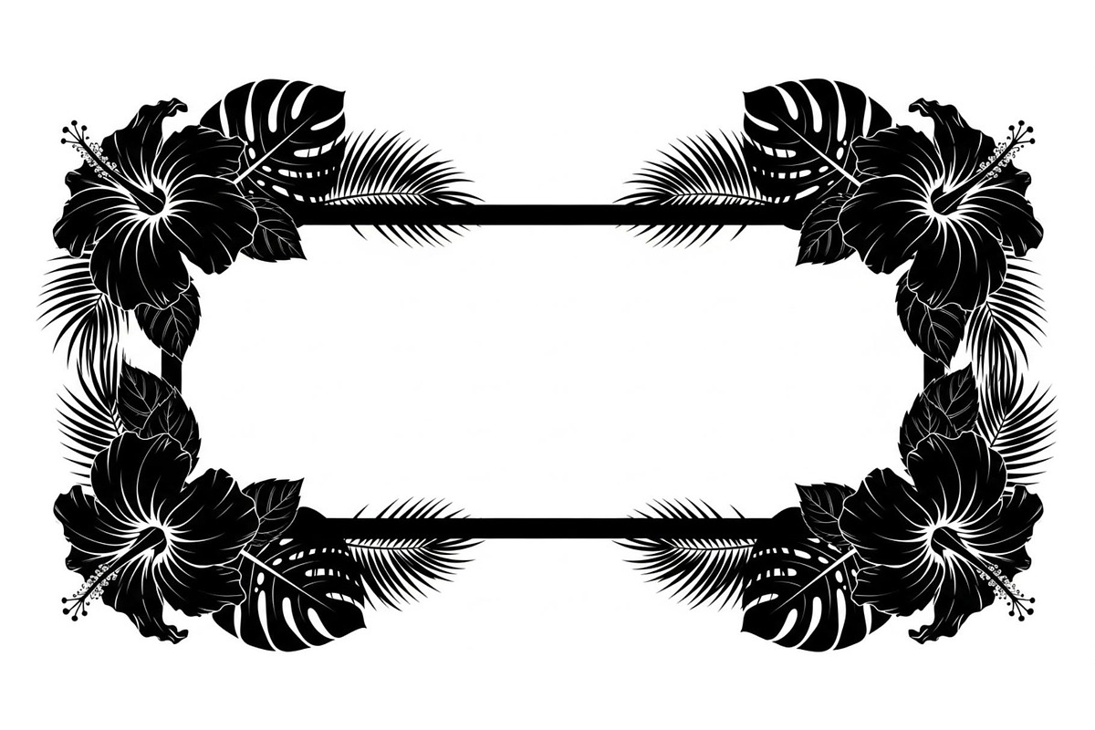 Floral Rectangle Frame SVG Bundle, an Illustration by jahid234 (Photo 16 of 31)