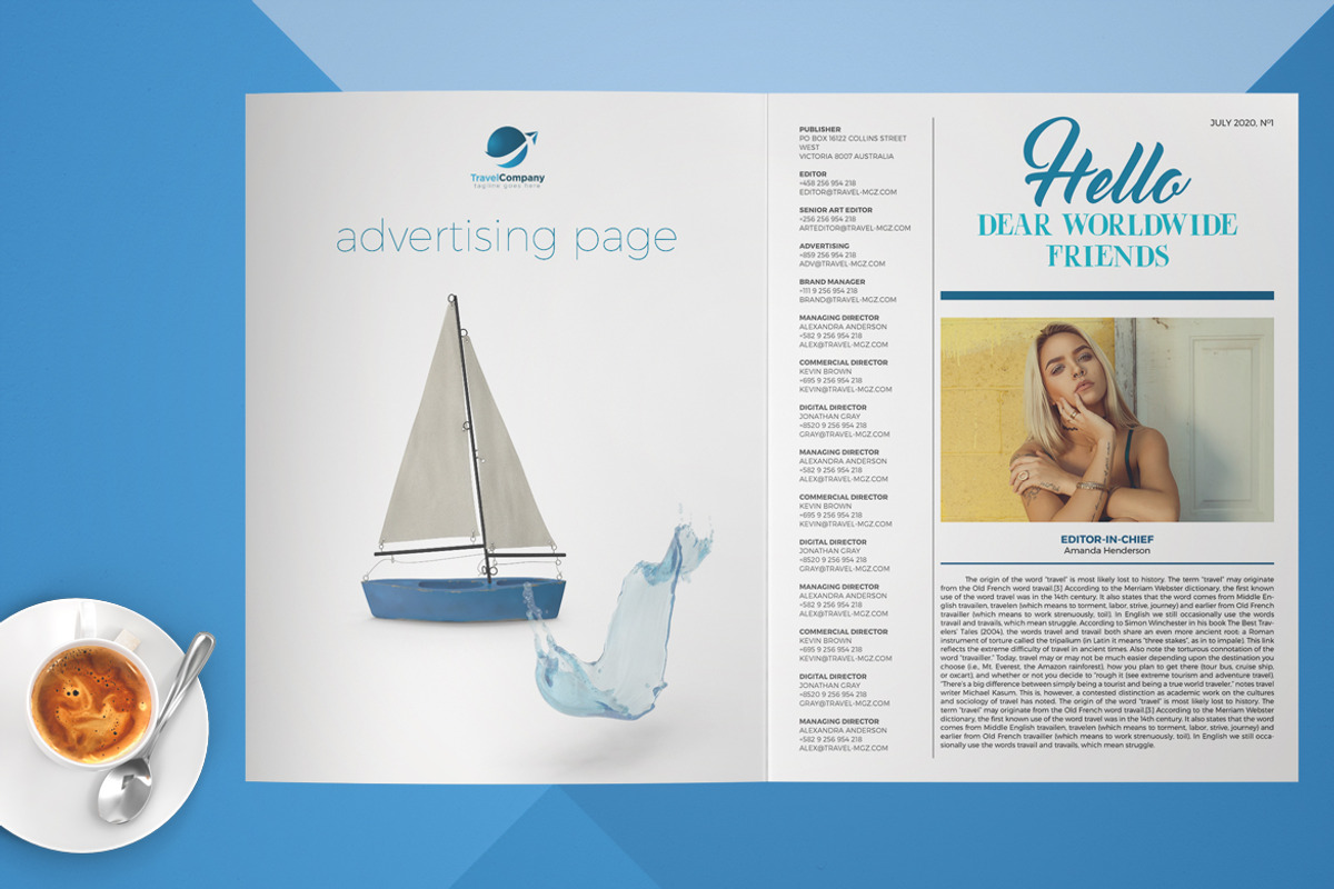 Travel - Magazine Bundle 02, a Magazine Template by Boris Cupac (Photo 14 of 34)