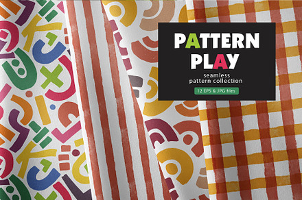 Pattern Play seamless collection