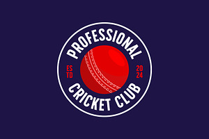 simple flat professional cricket, a Branding & Logo Template by Pyruos ID