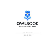 Gradient Modern Owl Book Logo Design, a Branding & Logo Template by Artnivora.Std (Thumbnail 1 of 4)