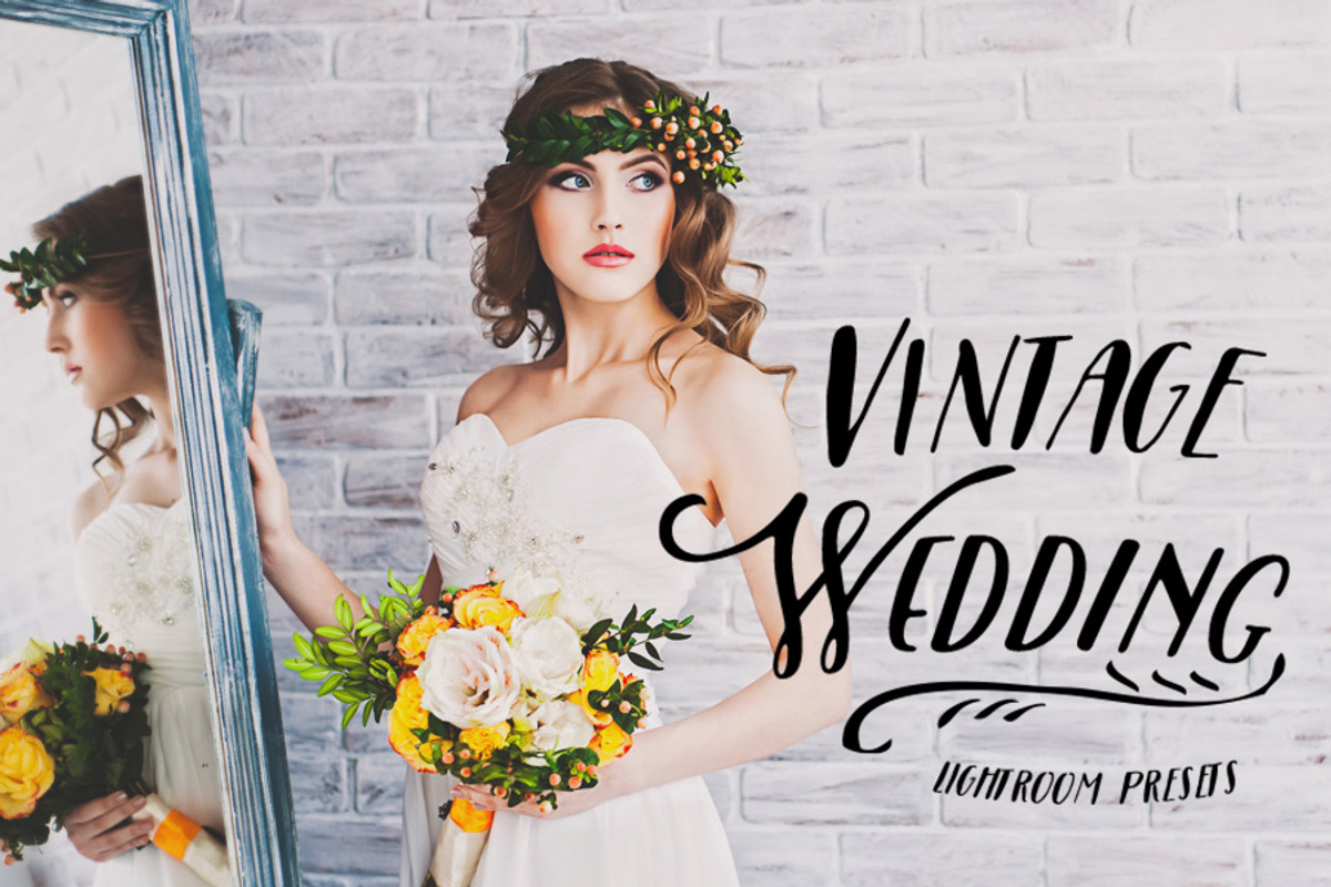 Vintage Wedding Lightroom Presets, a Preset Add-On by Fotomarket (Photo 1 of 6)