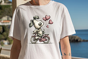 Whimsical Valentine Funny Dog Clipar, an Illustration by SVGArt (Thumbnail 8 of 8)