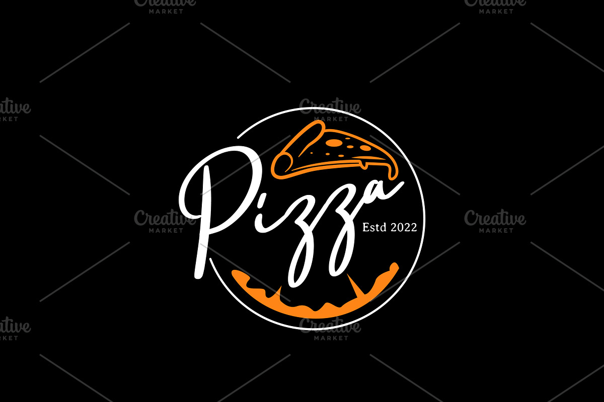 Slice Pizza Logo for Restaurant, a Branding & Logo Template by AlvinStd