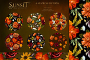 Sunset Floral Art Collection, an Object Graphic by Eclectic Anthology (Thumbnail 3 of 20)