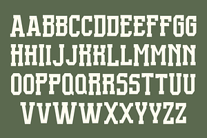 Supportex - Slab Baseball Font