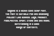 Sagone - Heavy & Thick Font, a Sans Serif Font by QR Design Studio (Thumbnail 5 of 7)