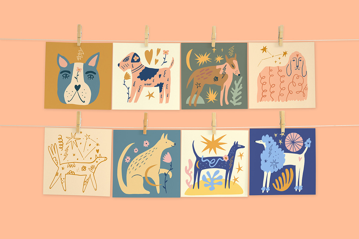 Dogs Bundle, an Animal Illustration by Annie Konst (Photo 4 of 23)