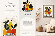Modern Fruit Art & Layered Clipart, a Wallpaper Graphic by ARTOZEN DIGITAL (Thumbnail 4 of 14)