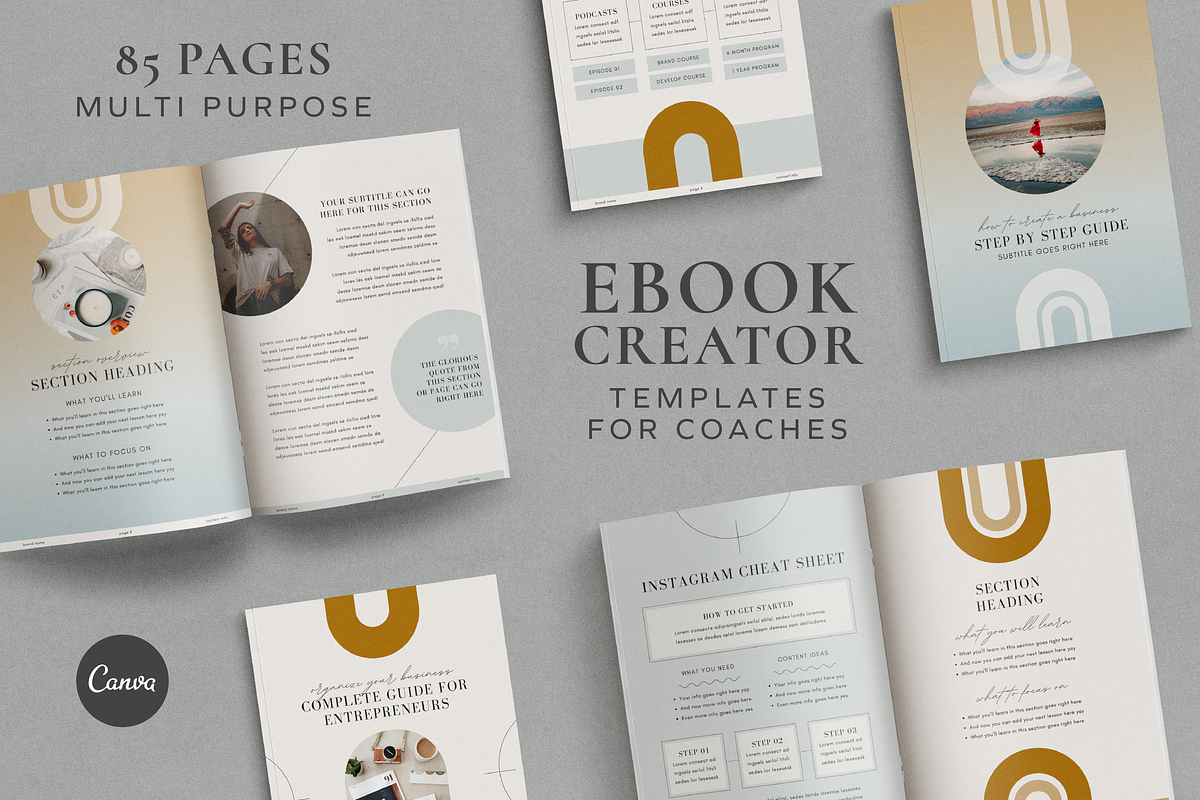 Digital Product Creator Canva Bundle, a Magazine Template by Studio Soluna (Photo 19 of 33)