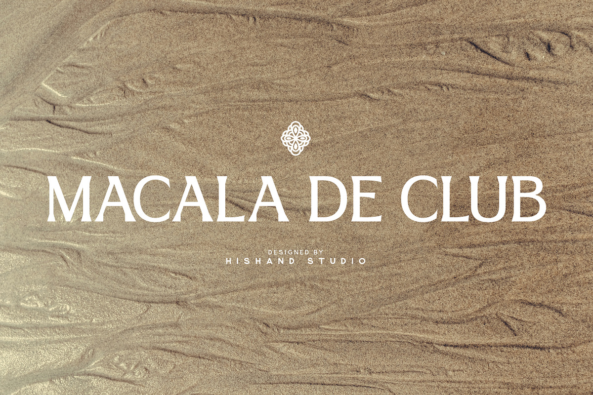 MACALA DE CLUB Serif Font, a Serif Font by Hishand Studio (Photo 1 of 10)
