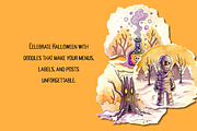 Spooky Doodle Halloween Graphics Pac, a Seasonal Illustration by BiancaXavier (Thumbnail 9 of 9)
