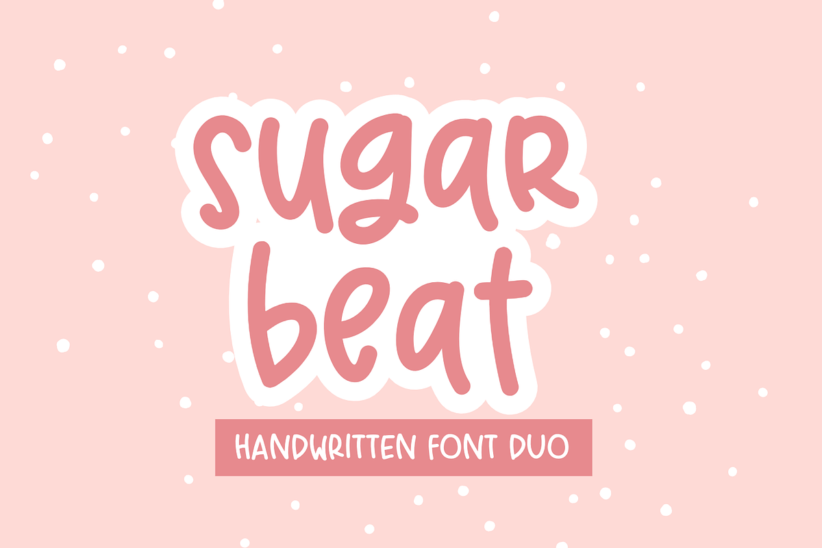 NEW! Sugar Beat Handwritten Font