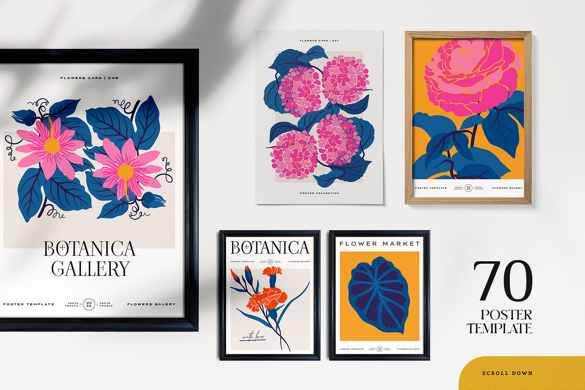 Floral - Poster Builder, a Texture Illustration by KetteCreate (Photo 6 of 17)