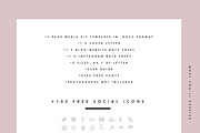 Social Media Kit Template Set | 6Pgs, a Social Media Template by Blogger Kit Co. (Thumbnail 4 of 5)