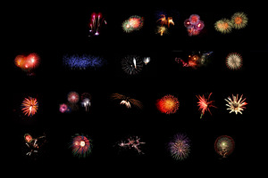 21 Firework Photo Overlays