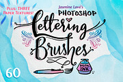 Pen & Ink Lettering Brushes, a Brush Add-On by Jasmine Lové (Thumbnail 1 of 10)
