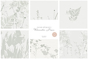 BUNDLE Floral watercolor paper, a Texture Illustration by Anna Sokol (Thumbnail 12 of 71)