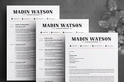 Simple Professional Resume Template, a Resume Template by ResumeInventor (Thumbnail 3 of 6)