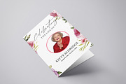Floral Funeral Program Template, a Brochure Template by Template Shop (Thumbnail 4 of 5)