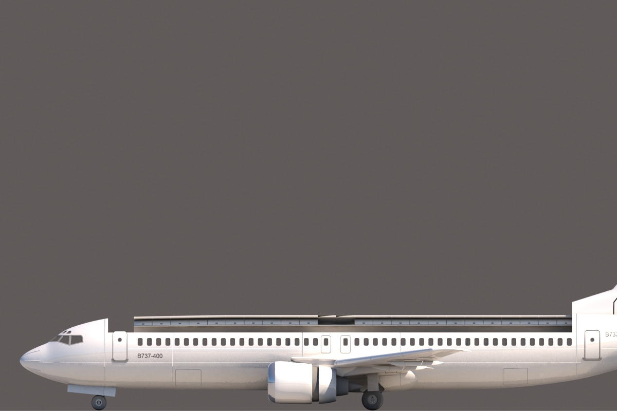 737 Cuttout, a Cars & Vehicle 3D Model by Giimann (Photo 4 of 11)
