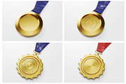 Round Medal Mockup Set - 10 PSD, a Mockup by Remnand Studio (Thumbnail 12 of 12)