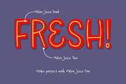 Melon Juice - Freshty Font, a Font by Good Java Studio (Thumbnail 5 of 9)