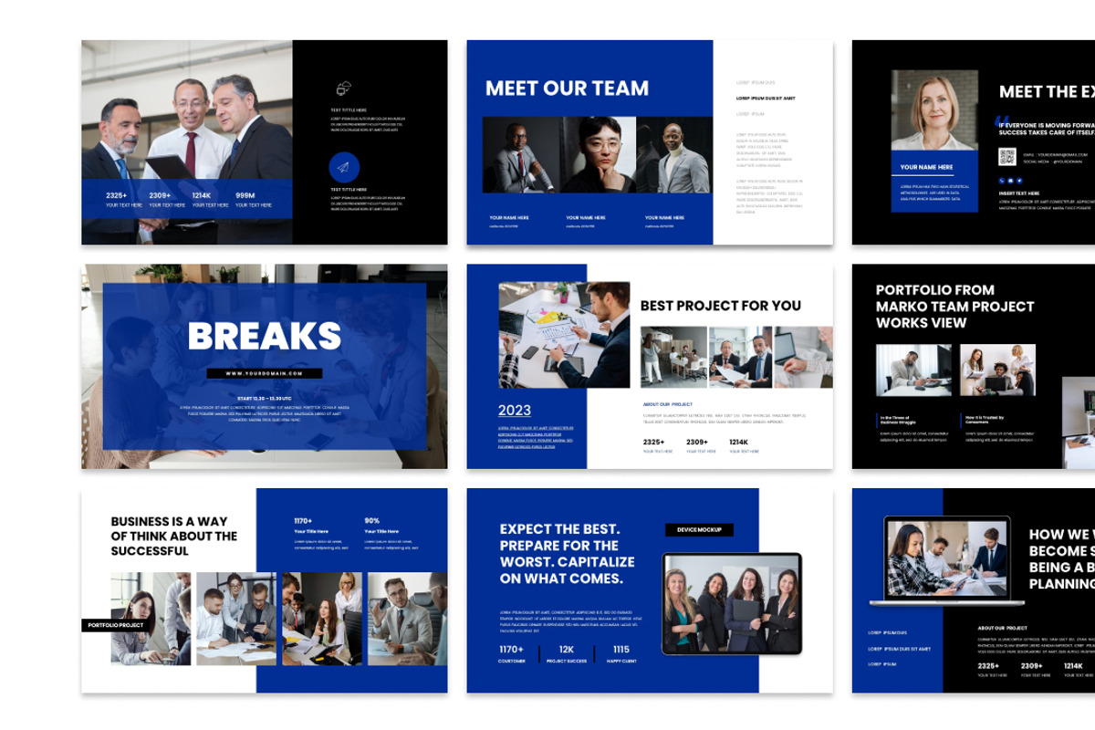 Marko-Business Powerpoint & GS, a Presentation Template by Raseuki (Photo 3 of 5)
