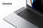 12 MacBook Pro 16 Mockups Scenes, an iPhone Mockup by 360 Mockups (Thumbnail 3 of 6)