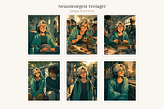 Neurodivergent Teen Illustrations, a Person Illustration by LanternkinStudio (Thumbnail 8 of 13)