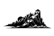 Coastal cliff shoreline view Silhoue, a Graphic by hafijul (Thumbnail 2 of 14)
