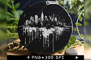 Urban City Skyline Tower Metropolis, a Background Graphic by LaseredNinja (Thumbnail 2 of 7)