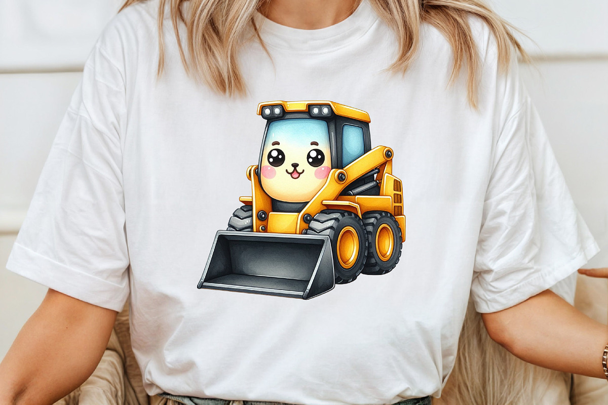 Kawaii Construction Sublimation PNG, an Illustration by Pixels.Craft (Photo 4 of 7)