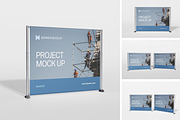Roll Up Banner Mockup, a Business Card Template by kebunmockup (Thumbnail 1 of 5)