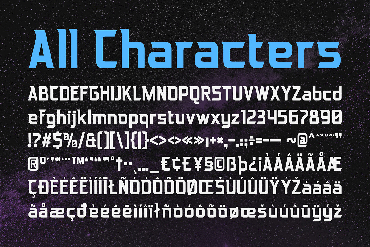 CS Blaster – Techno Font, a Sans Serif Font by Craft Supply Co. (Photo 8 of 8)