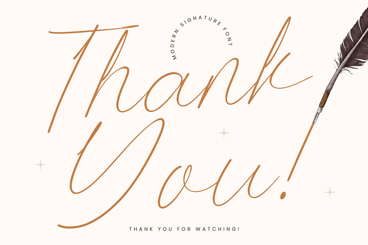 Quality Nosting Modern Signature, a Script Font by Letterena Studios Script (Photo 15 of 15)