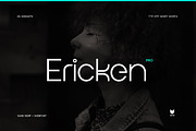 Ericken Display Typeface, a Sans Serif Font by Foxtype (Thumbnail 1 of 12)