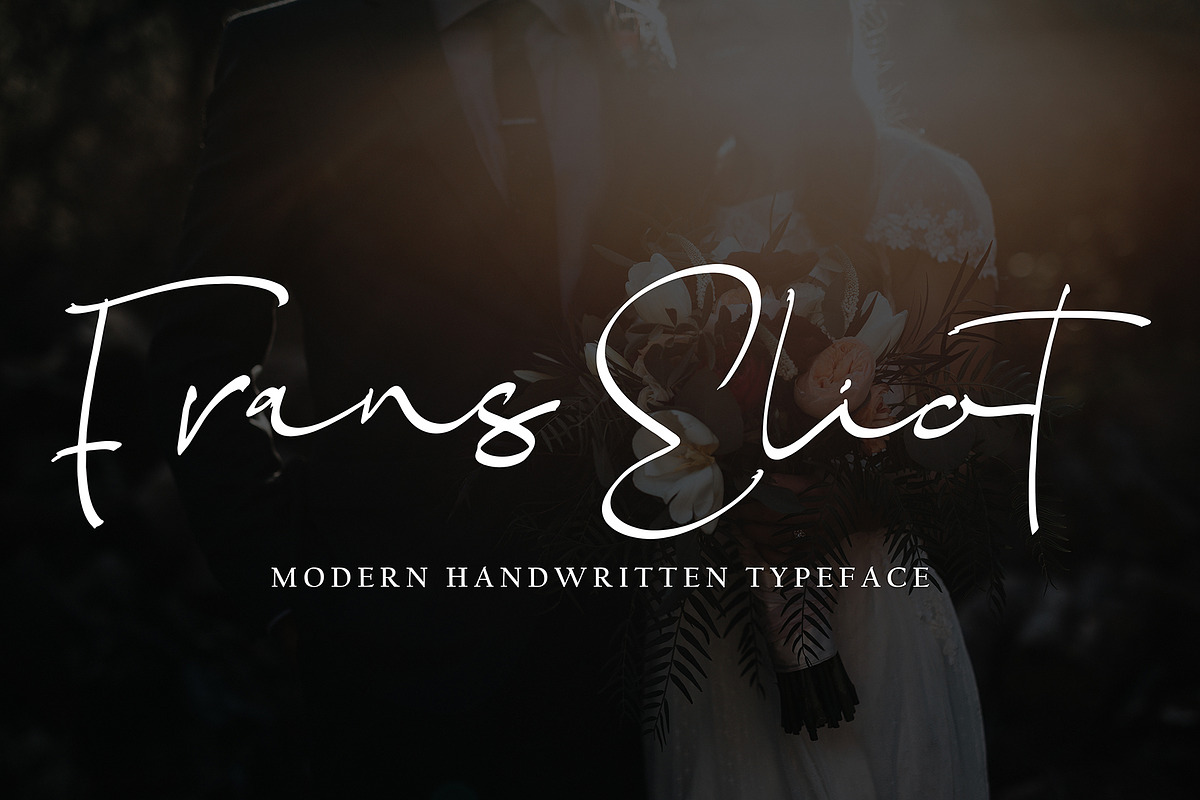 Frans Eliot, a Handwritten Font by pineungtype (Photo 1 of 6)