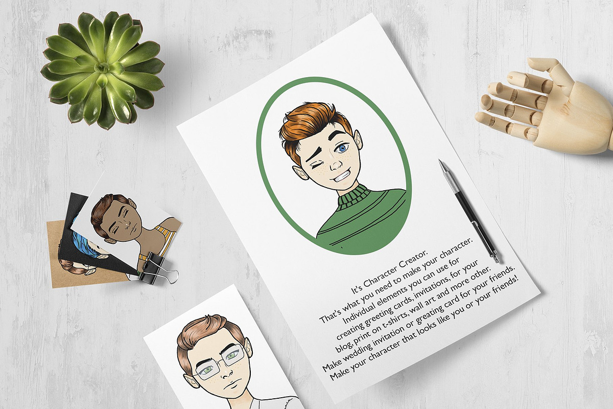 Character Creator (Boys), a Person Illustration by Alina Sh (Photo 6 of 9)