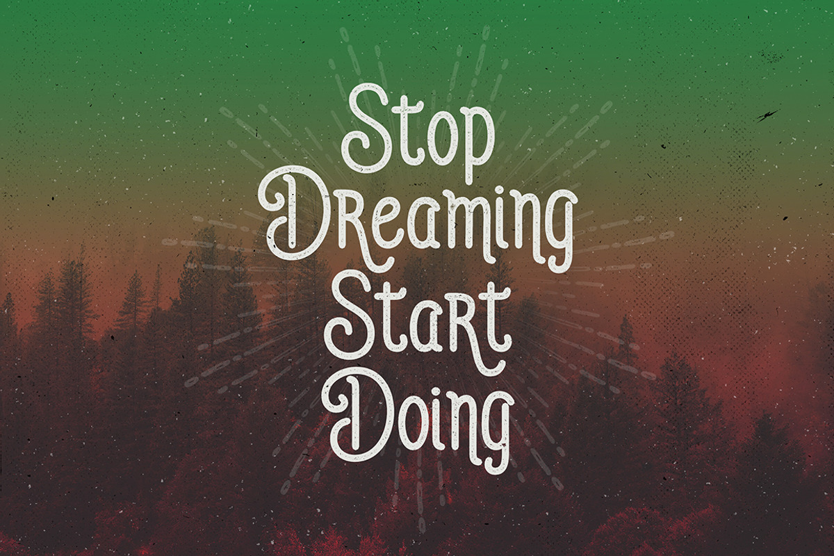 Auther Typeface preview 6