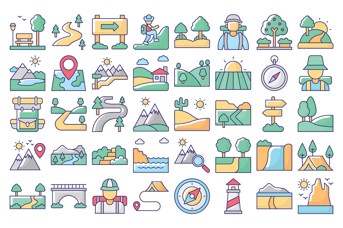 Nature Pathways Icons Pack – Forest, an Icon by Vector Portal (Photo 2 of 5)